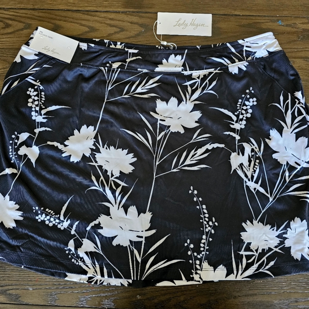 Lady hagen flounce skort women's